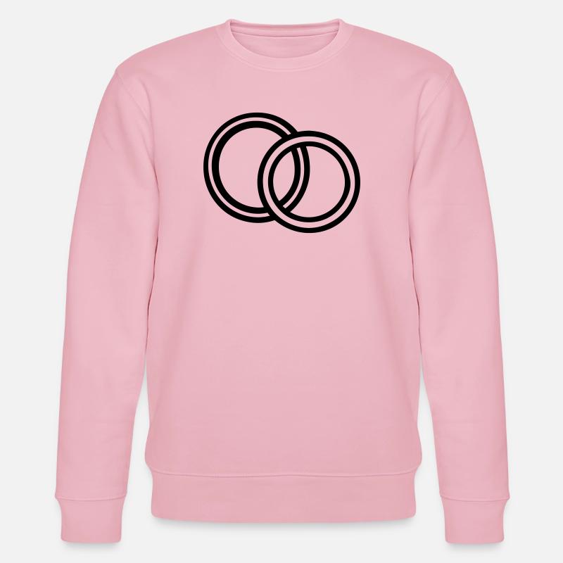 fiançailles - Sweat bio CHANGER Stanley/Stella Unisexe - rose pâle