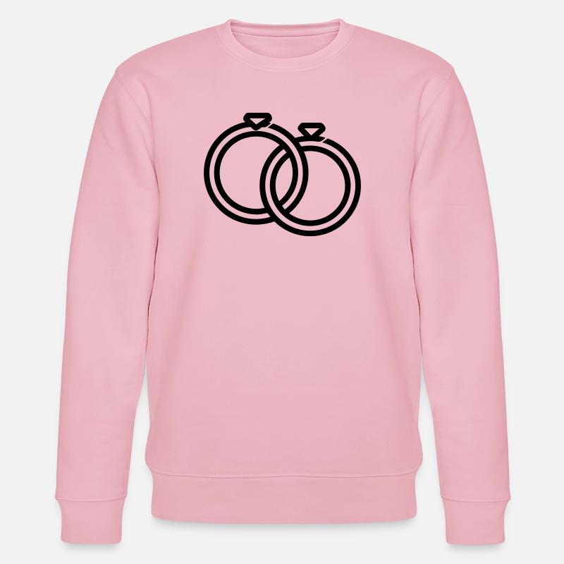 Eheringe - Stanley/Stella Unisex Bio-Sweatshirt CHANGER  - Hellrosa