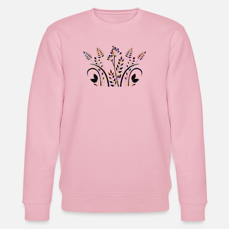 Fleur - Sweat bio CHANGER Stanley/Stella Unisexe - rose pâle