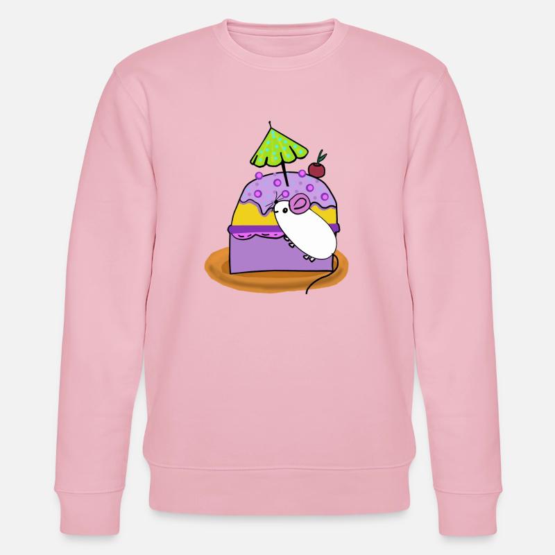 Souris à gâteau pour muffins - Sweat bio CHANGER Stanley/Stella Unisexe - rose pâle