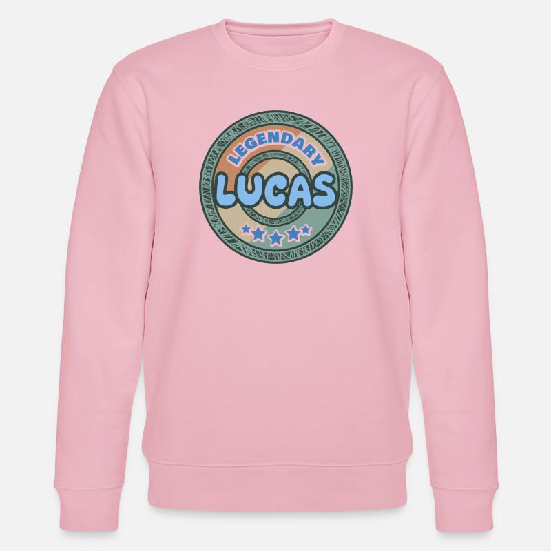 Dire Lucas - Sweat bio CHANGER Stanley/Stella Unisexe - rose pâle