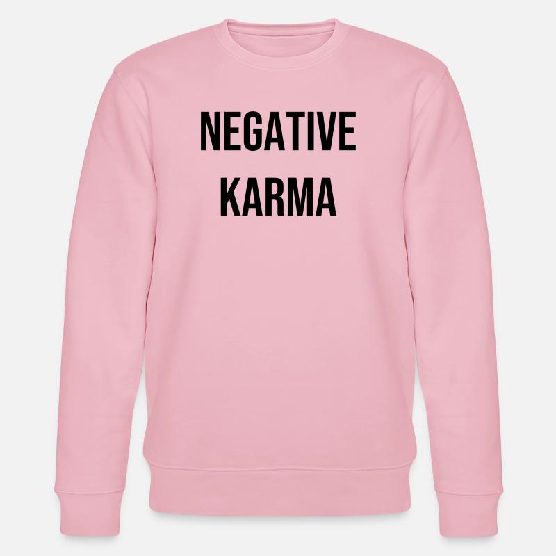 Negative Karma - Stanley/Stella Unisex Bio-Sweatshirt CHANGER - Hellrosa