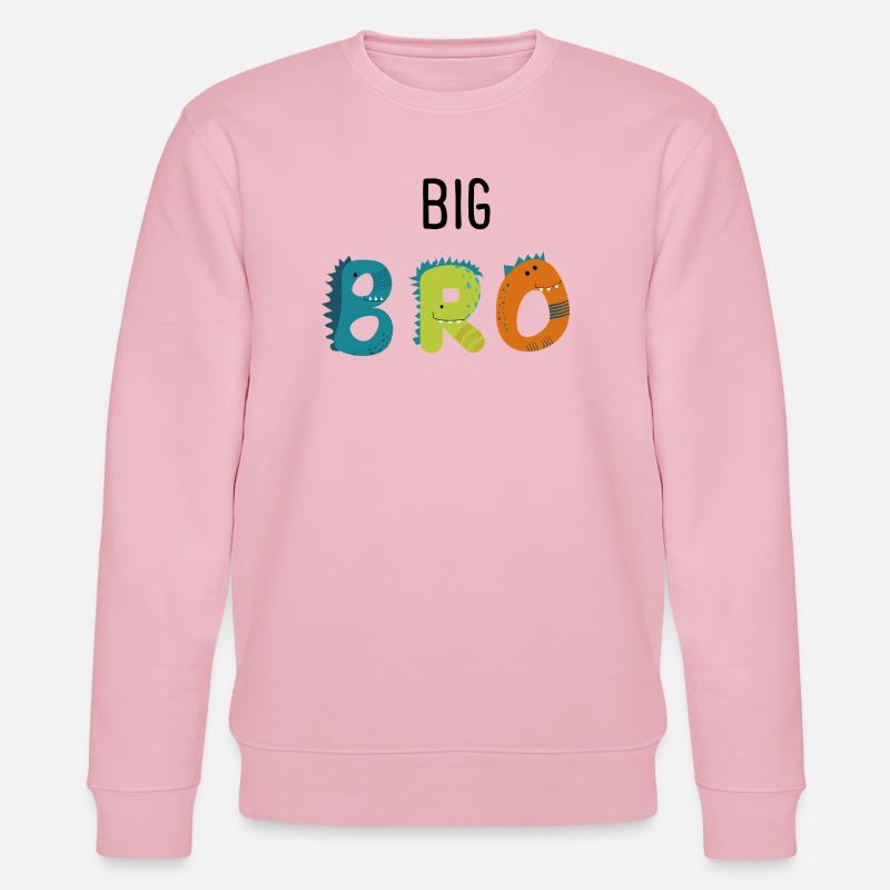 großer Bruder - Stanley/Stella Unisex Bio-Sweatshirt CHANGER  - Hellrosa