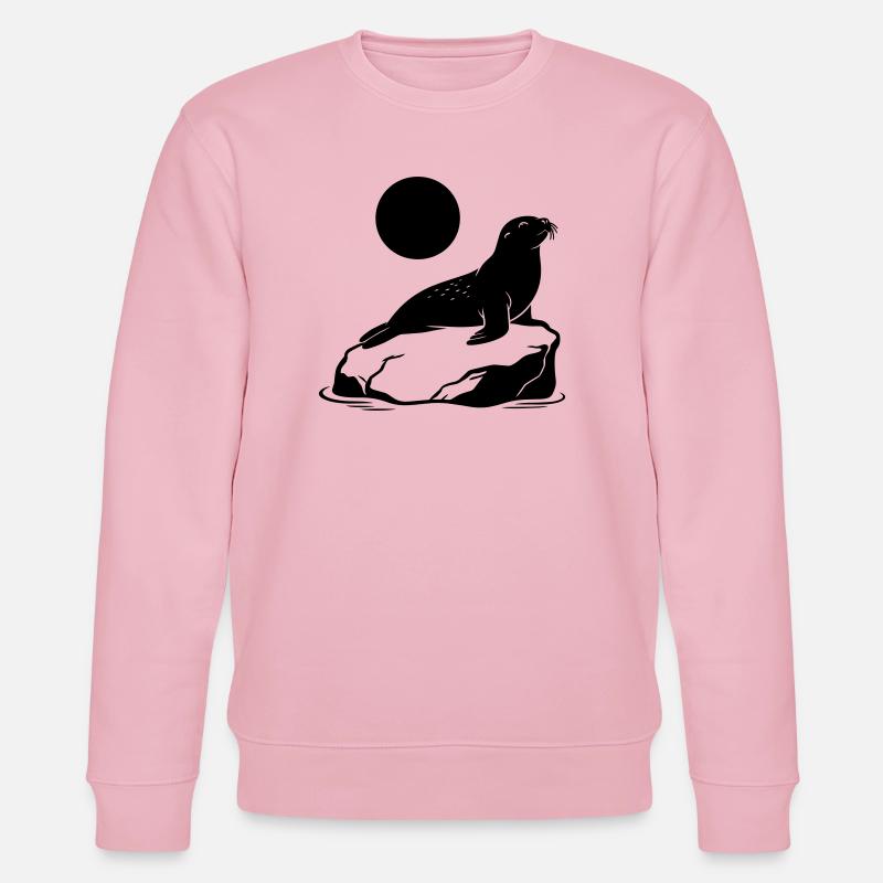 Phoque - Sweat bio CHANGER Stanley/Stella Unisexe - rose pâle