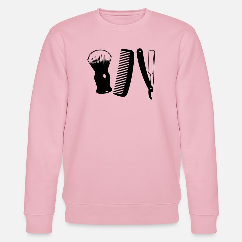 Friseursalon - Stanley/Stella Unisex Bio-Sweatshirt CHANGER - Hellrosa