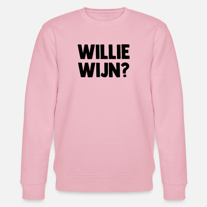 Willie Wijn ? - Pays-Bas Pays-Bas - Sweat bio CHANGER Stanley/Stella Unisexe - rose pâle