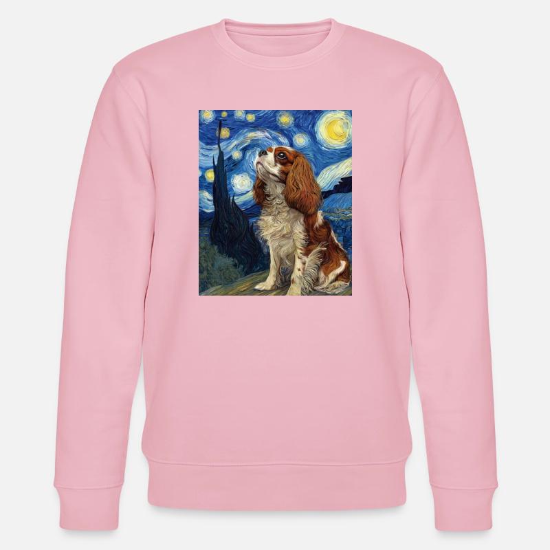 Cavalier King Charles Spaniel - Sweat bio CHANGER Stanley/Stella Unisexe - rose pâle