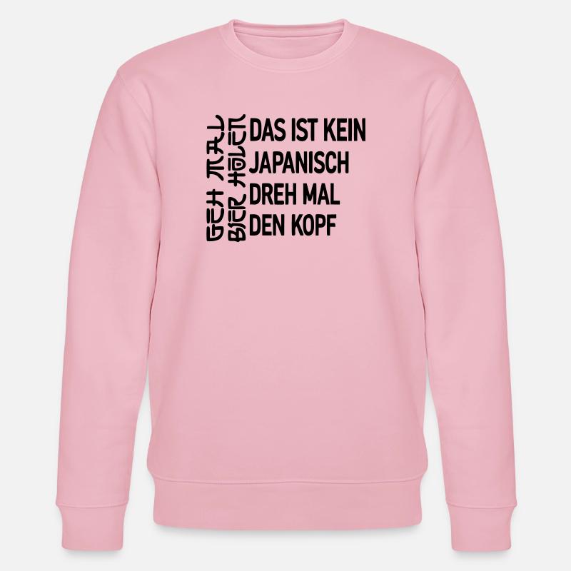 Go get a beer - Stanley/Stella CHANGER Unisex Organic Sweatshirt - cotton pink