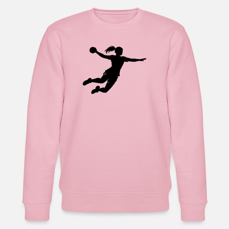 Handball - Stanley/Stella Unisex Bio-Sweatshirt CHANGER  - Hellrosa