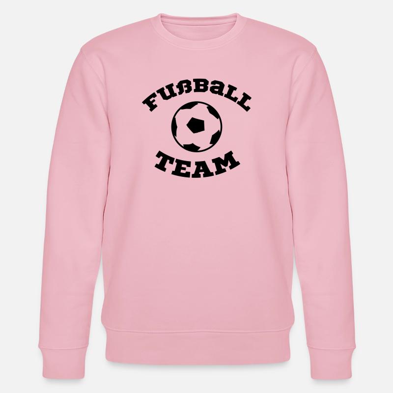 Fußball Team - Stanley/Stella Unisex Bio-Sweatshirt CHANGER  - Hellrosa