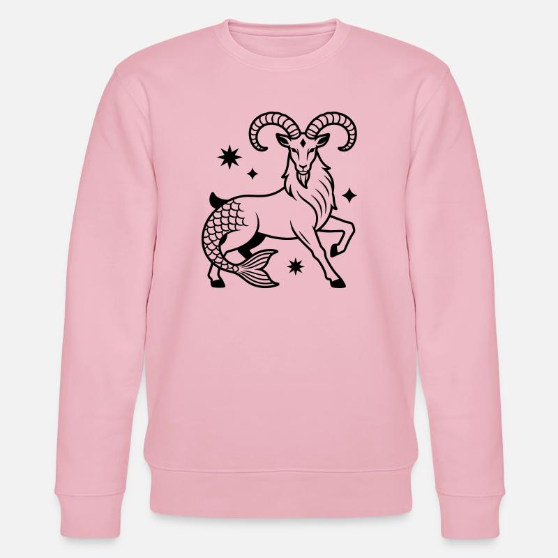 Steinbock - Stanley/Stella Unisex Bio-Sweatshirt CHANGER  - Hellrosa