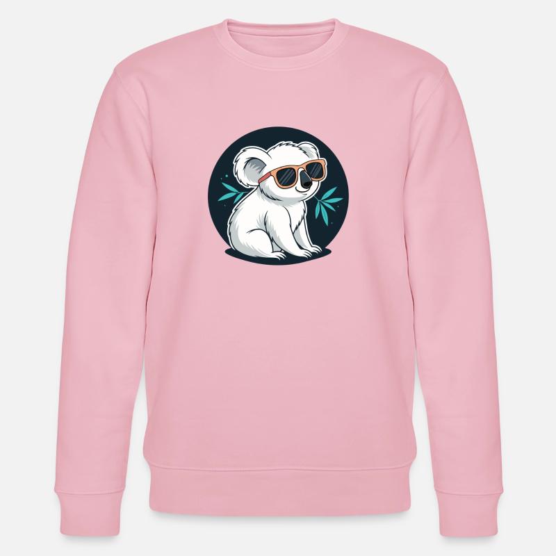 Koala-Chic-Sonnenbrillen - Stanley/Stella Unisex Bio-Sweatshirt CHANGER  - Hellrosa