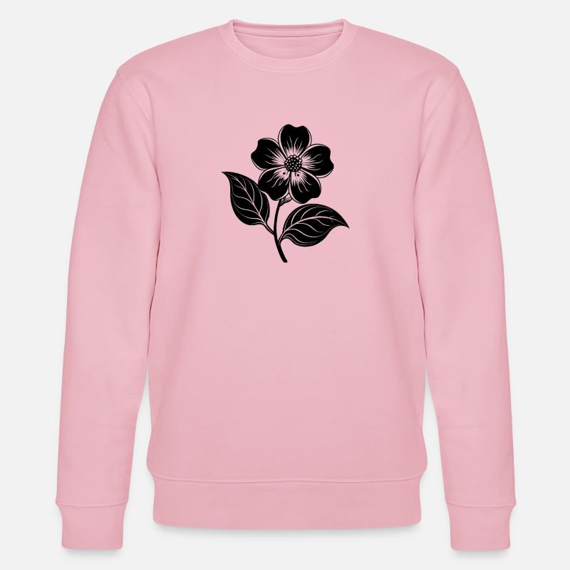 Hartriegelblume - Stanley/Stella Unisex Bio-Sweatshirt CHANGER - Hellrosa