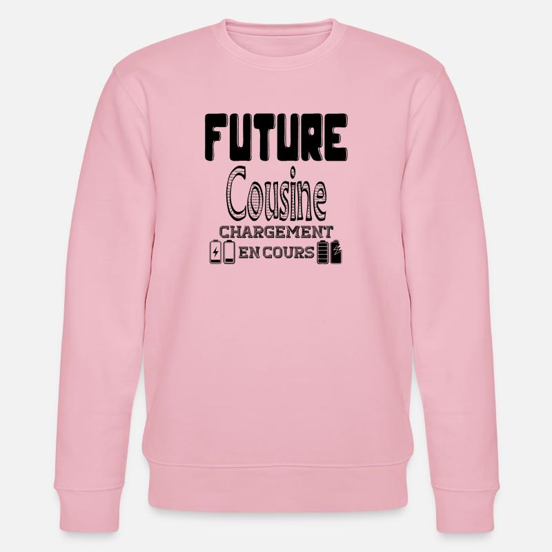 Future Cousine Chargement En Cours - Sweat bio CHANGER Stanley/Stella Unisexe - rose pâle