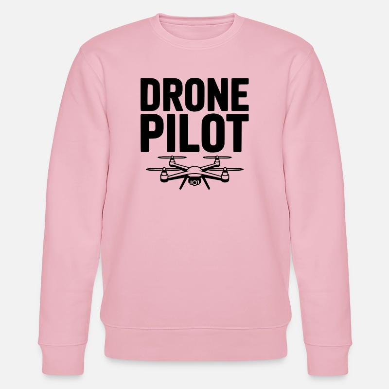 Drone Pilot - Stanley/Stella CHANGER Unisex Organic Sweatshirt - cotton pink