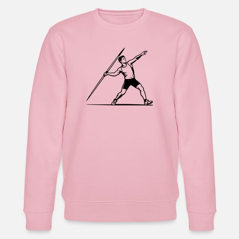 Lancer du javelot - Sweat bio CHANGER Stanley/Stella Unisexe - rose pâle