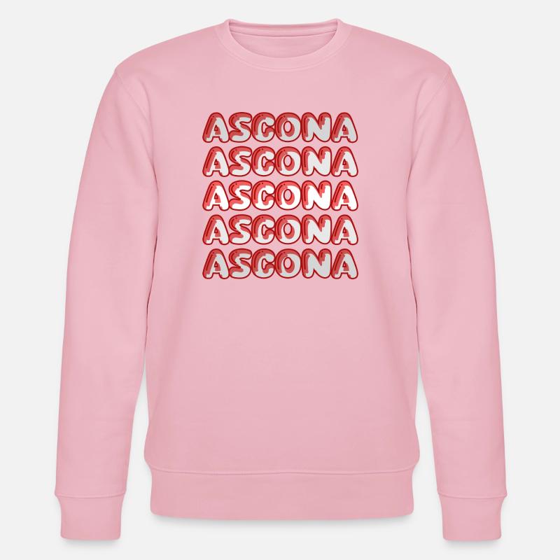 Ascona en plongée - Sweat bio CHANGER Stanley/Stella Unisexe - rose pâle
