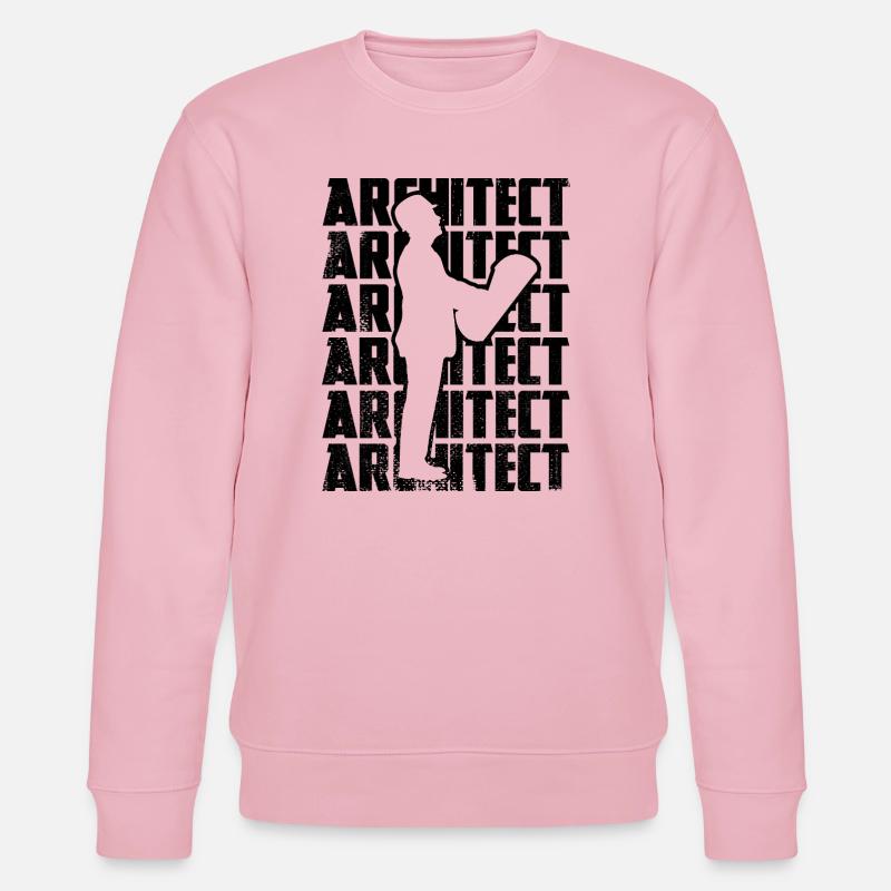 architecte - Sweat bio CHANGER Stanley/Stella Unisexe - rose pâle