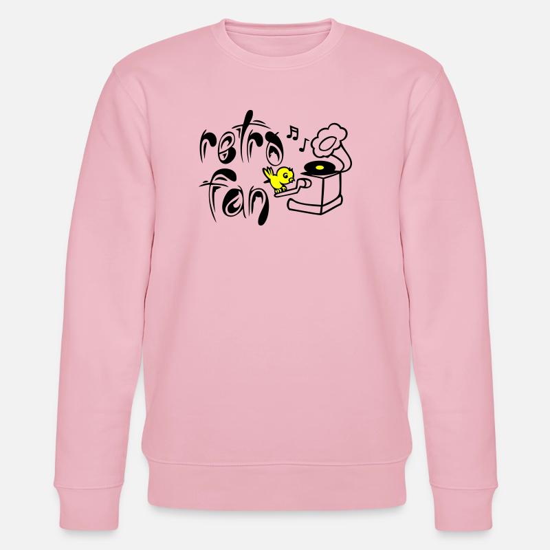 Retro Fan - Stanley/Stella CHANGER Unisex Organic Sweatshirt - cotton pink