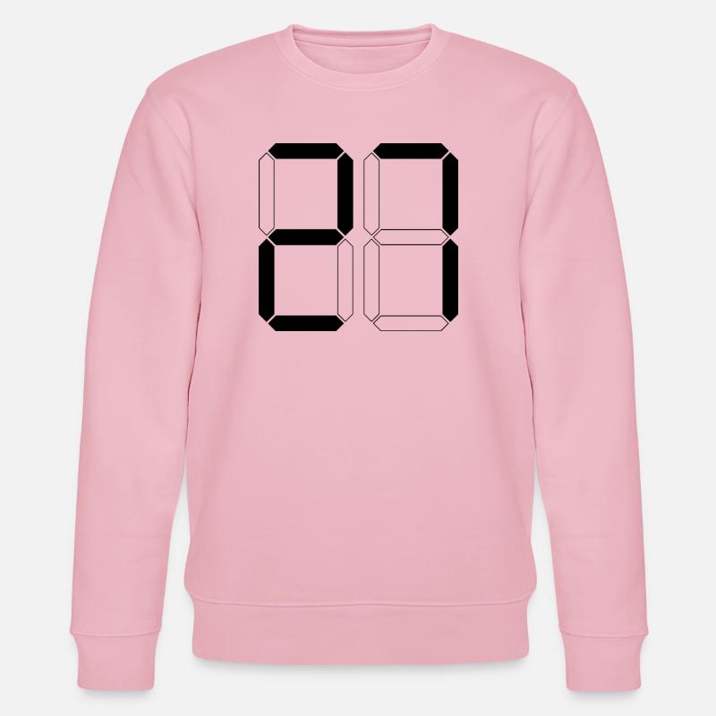 NUMMER 27 Siebenundzwanzig Geschenk Digital - Stanley/Stella Unisex Bio-Sweatshirt CHANGER  - Hellrosa
