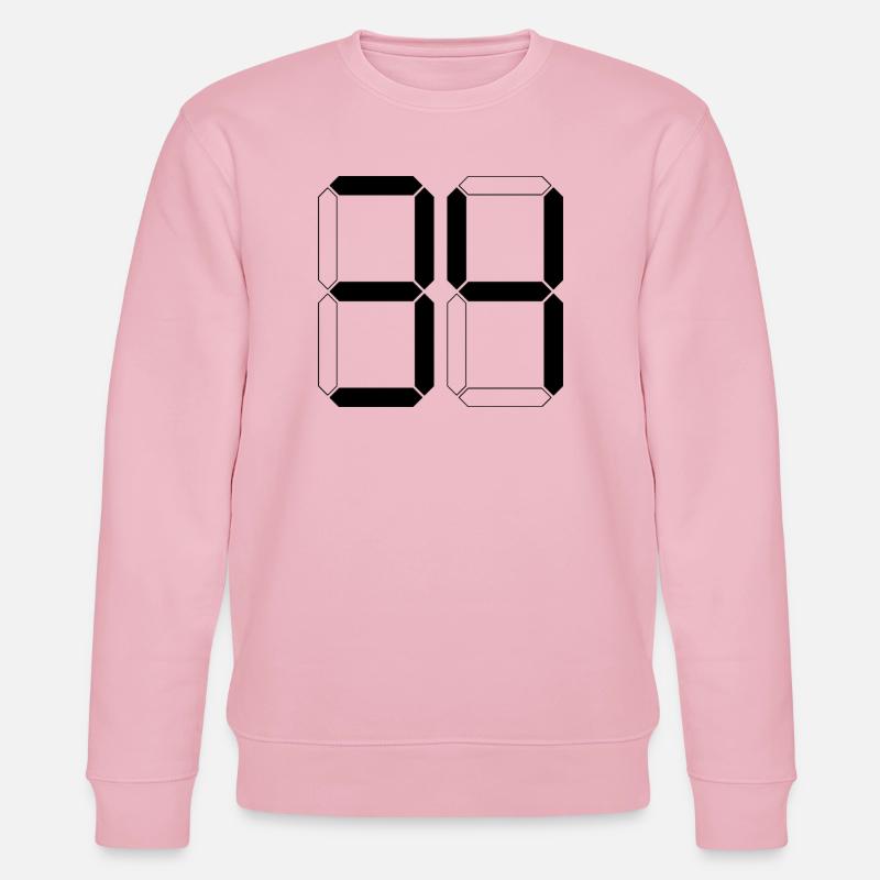 NUMÉRO 34 Trente-quatre Cadeaux Numériques - Sweat bio CHANGER Stanley/Stella Unisexe - rose pâle