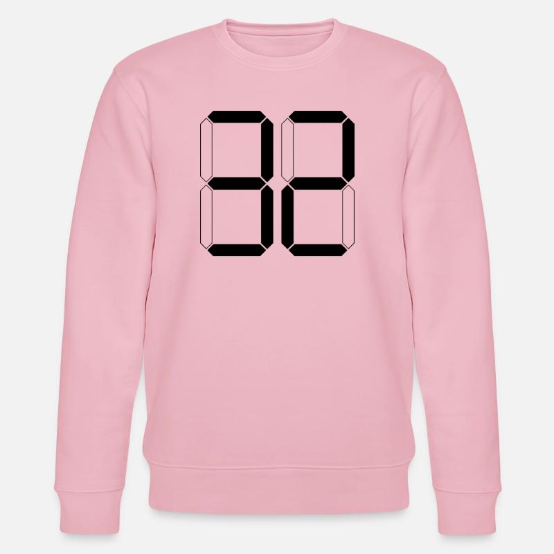 NUMMER 32 Zweiunddreißig Geschenk Digital - Stanley/Stella Unisex Bio-Sweatshirt CHANGER  - Hellrosa