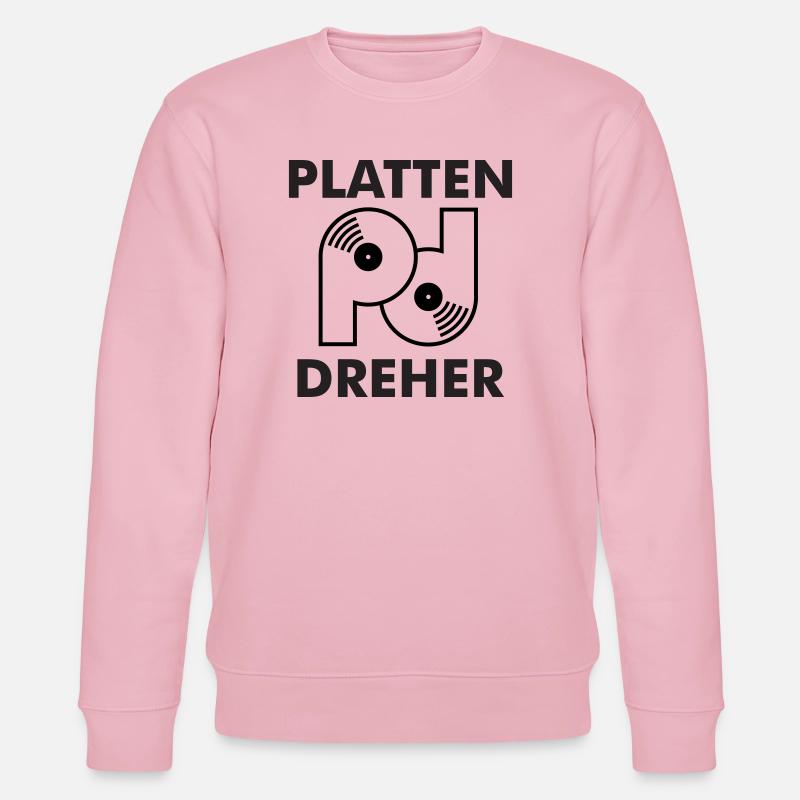 Logo tourneur de plaques avec lettres - Sweat bio CHANGER Stanley/Stella Unisexe - rose pâle