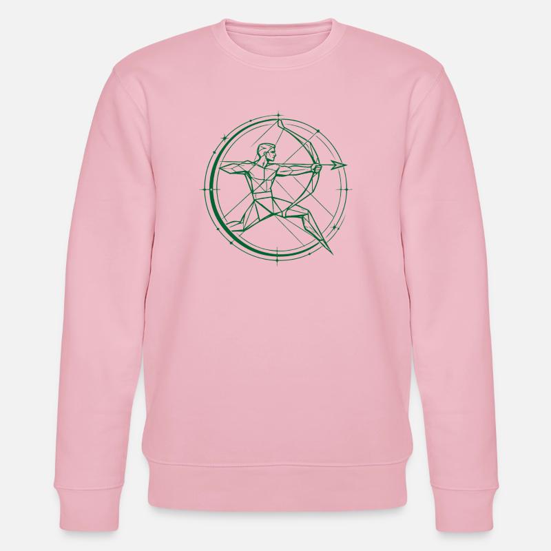 Signe du Sagittaire – But & Liberté - Sweat bio CHANGER Stanley/Stella Unisexe - rose pâle