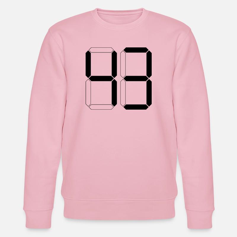 NUMMER 43 Dreiundvierzig Geschenk Digital - Stanley/Stella Unisex Bio-Sweatshirt CHANGER - Hellrosa