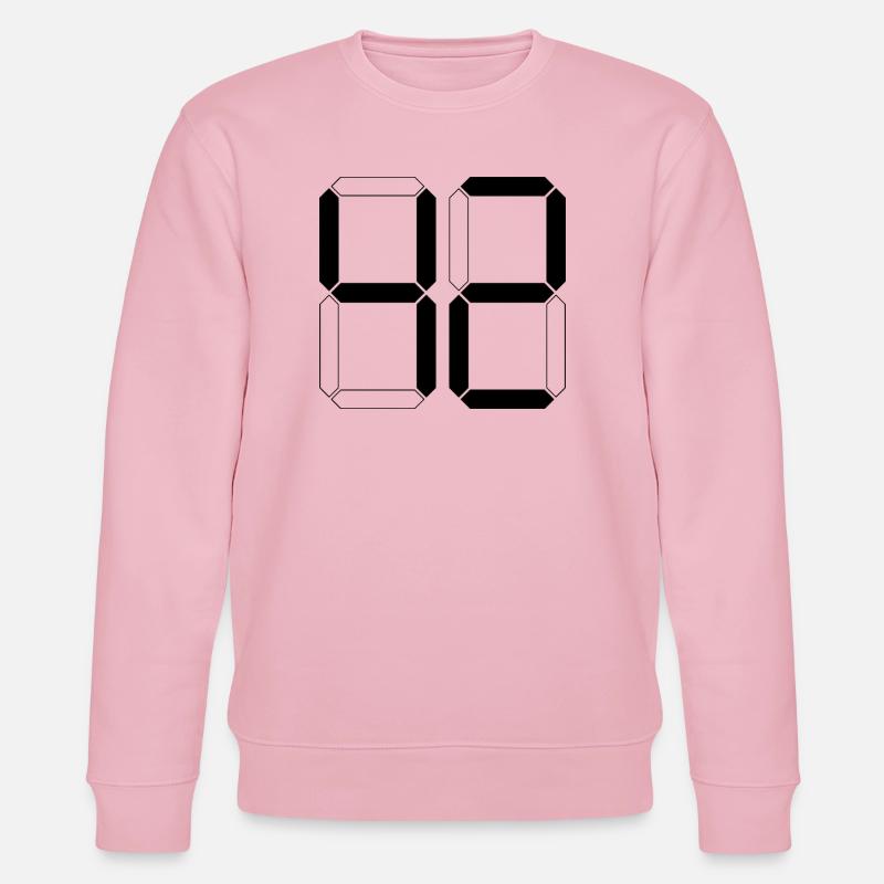 NUMMER 42 Zweiundvierzig Geschenk Digital - Stanley/Stella Unisex Bio-Sweatshirt CHANGER - Hellrosa