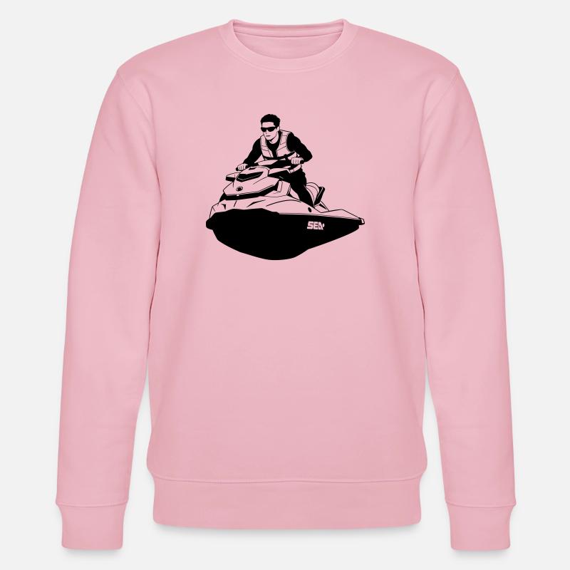 Embarcations - Sweat bio CHANGER Stanley/Stella Unisexe - rose pâle