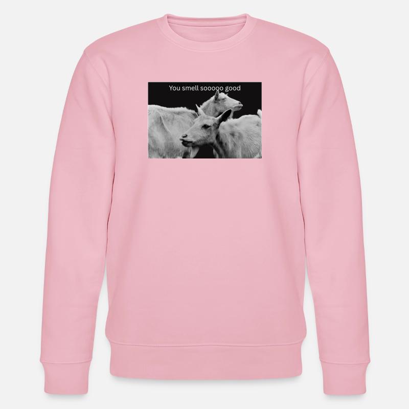 Tu sens tellement bon - Sweat bio CHANGER Stanley/Stella Unisexe - rose pâle