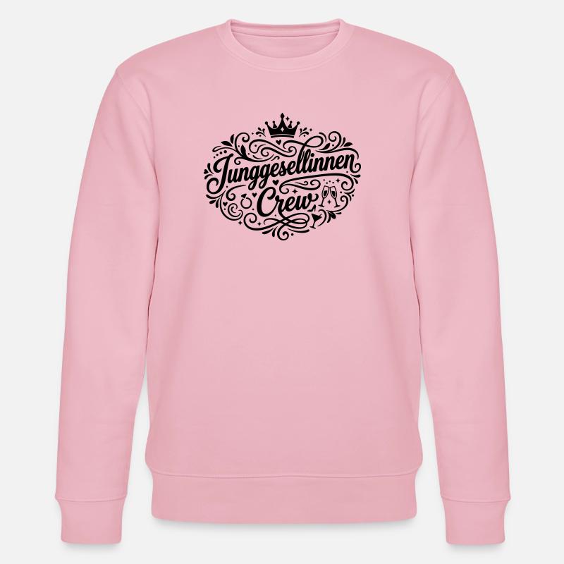 Junggesellinnen Crew Jga - Stanley/Stella Unisex Bio-Sweatshirt CHANGER  - Hellrosa