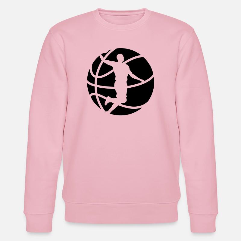 Basketball - Stanley/Stella Unisex Bio-Sweatshirt CHANGER  - Hellrosa