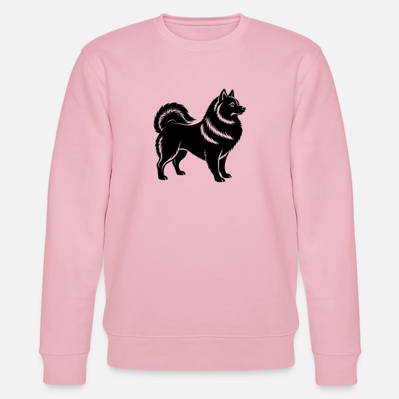 Japanese Spitz - Stanley/Stella CHANGER Unisex Organic Sweatshirt - cotton pink