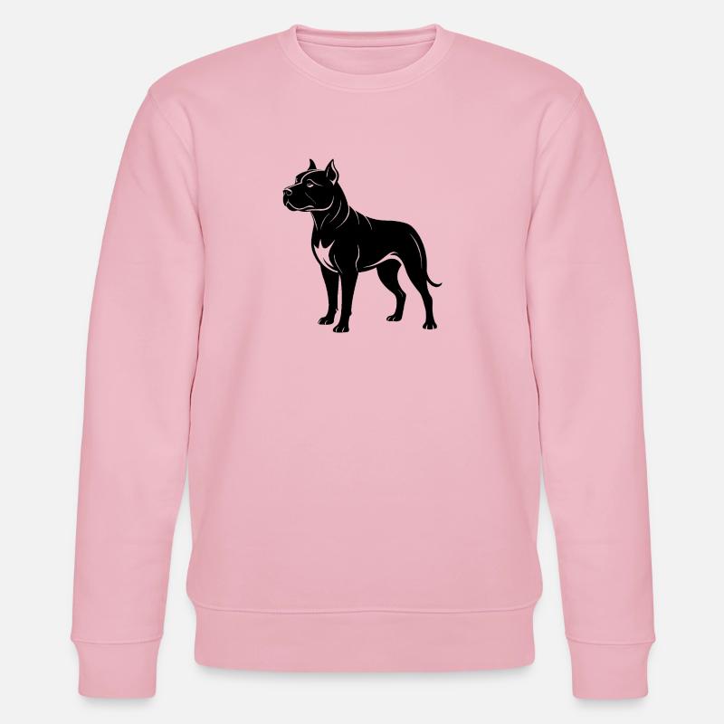 Chien - Sweat bio CHANGER Stanley/Stella Unisexe - rose pâle