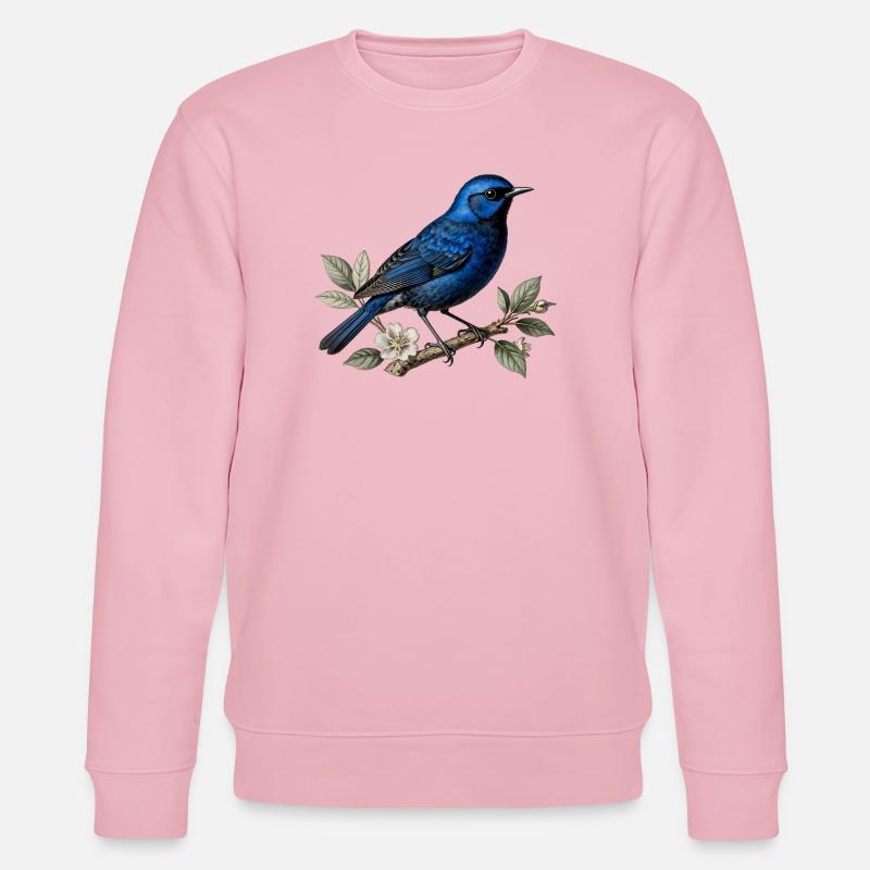 Blauer Vogel Splendid Merion (Malurus splendens) - Stanley/Stella Unisex Bio-Sweatshirt CHANGER  - Hellrosa