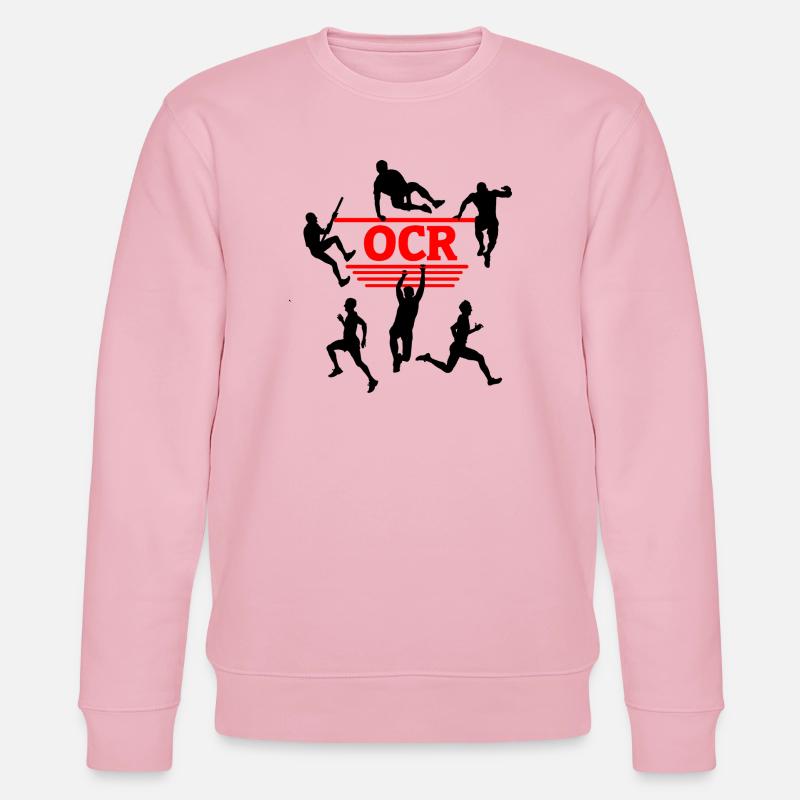 OCR Power – Obstacle Race Design - Stanley/Stella Unisex Bio-Sweatshirt CHANGER  - Hellrosa