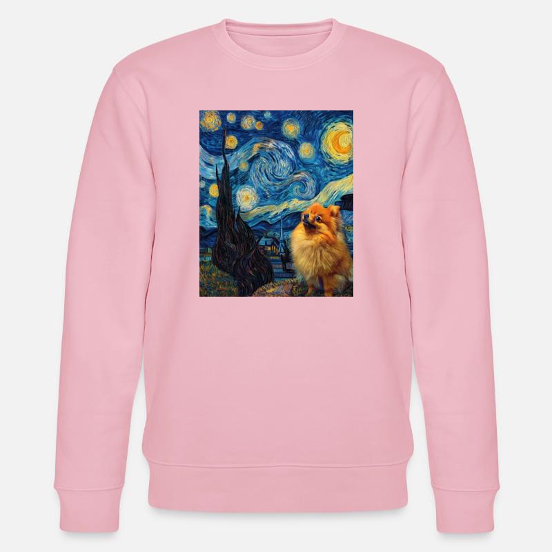 Zwergspitz Spitz Pomeranian - Stanley/Stella CHANGER Unisex Organic Sweatshirt - cotton pink