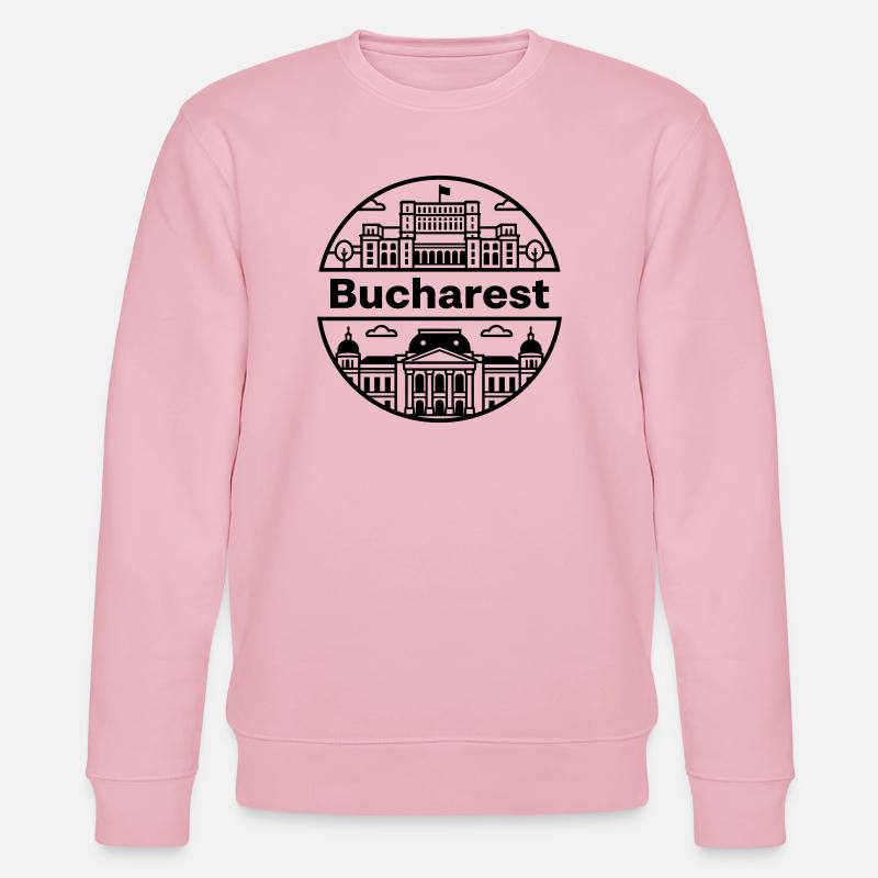 Bucharest - Stanley/Stella CHANGER Unisex Organic Sweatshirt - cotton pink