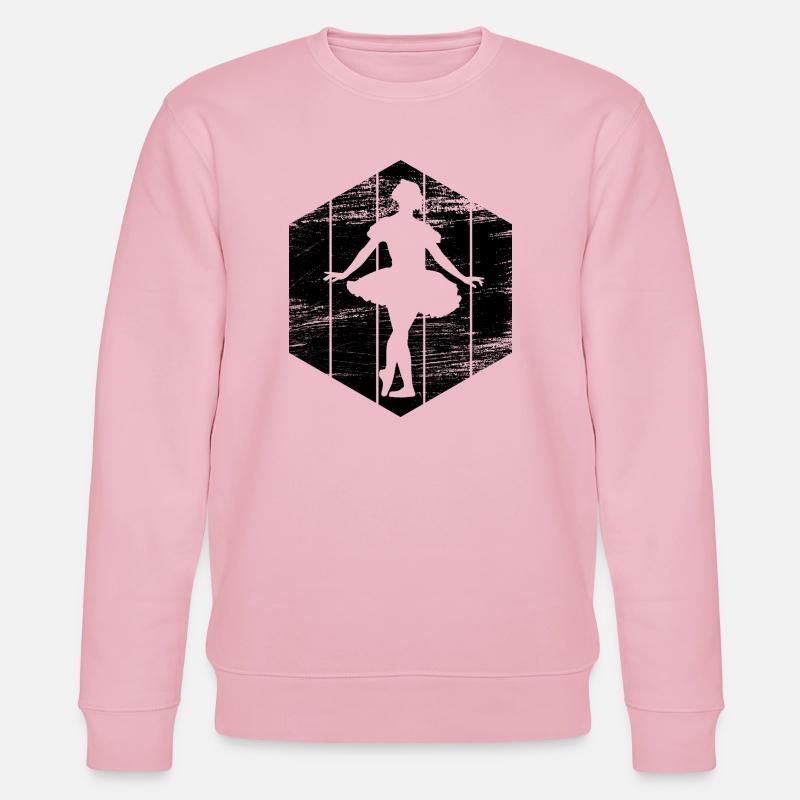 Ballettmädchen - Stanley/Stella Unisex Bio-Sweatshirt CHANGER  - Hellrosa