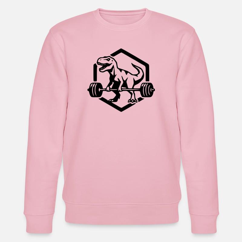 T-Rex - Sweat bio CHANGER Stanley/Stella Unisexe - rose pâle