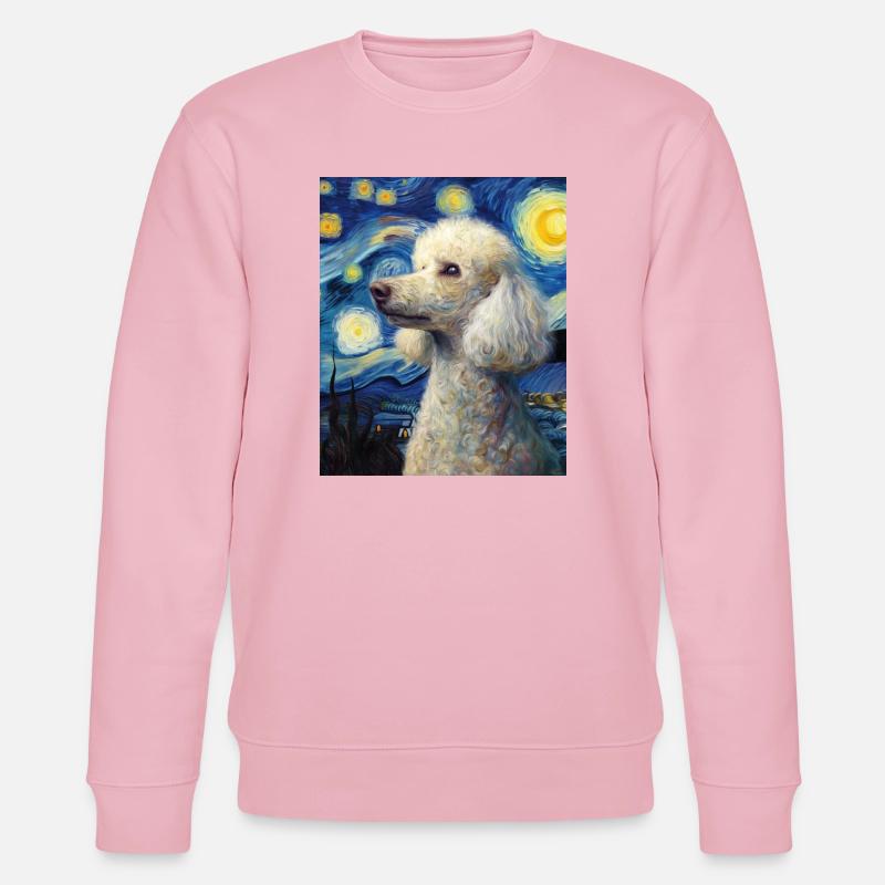 Caniche - Sweat bio CHANGER Stanley/Stella Unisexe - rose pâle