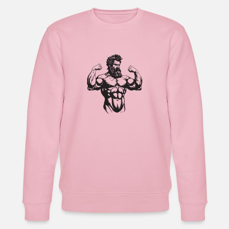 Chasseur grec - Sweat bio CHANGER Stanley/Stella Unisexe - rose pâle
