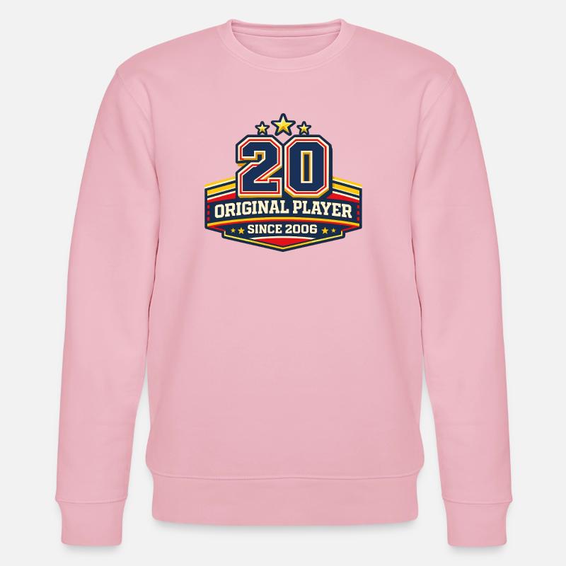 20th Birthday 2006 - Stanley/Stella CHANGER Unisex Organic Sweatshirt - cotton pink
