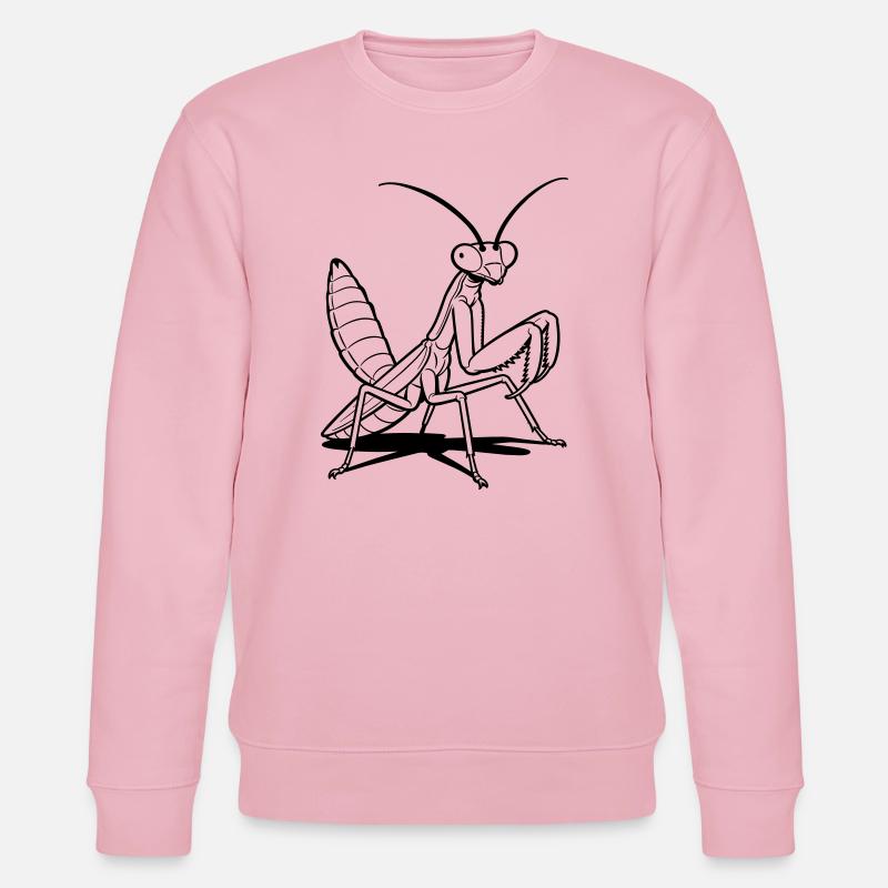 Gottesanbeterin - Stanley/Stella Unisex Bio-Sweatshirt CHANGER  - Hellrosa