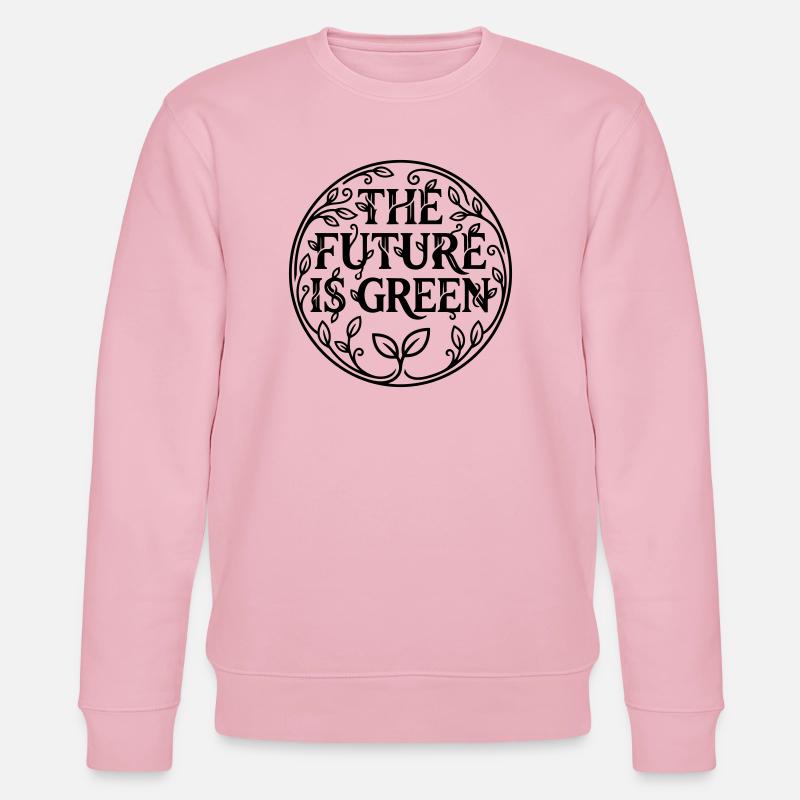 Green future - Stanley/Stella CHANGER Unisex Organic Sweatshirt - cotton pink