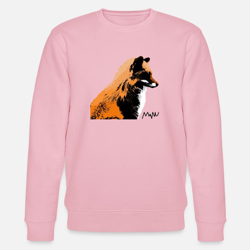 Fuchs - Stanley/Stella Unisex Bio-Sweatshirt CHANGER - Hellrosa