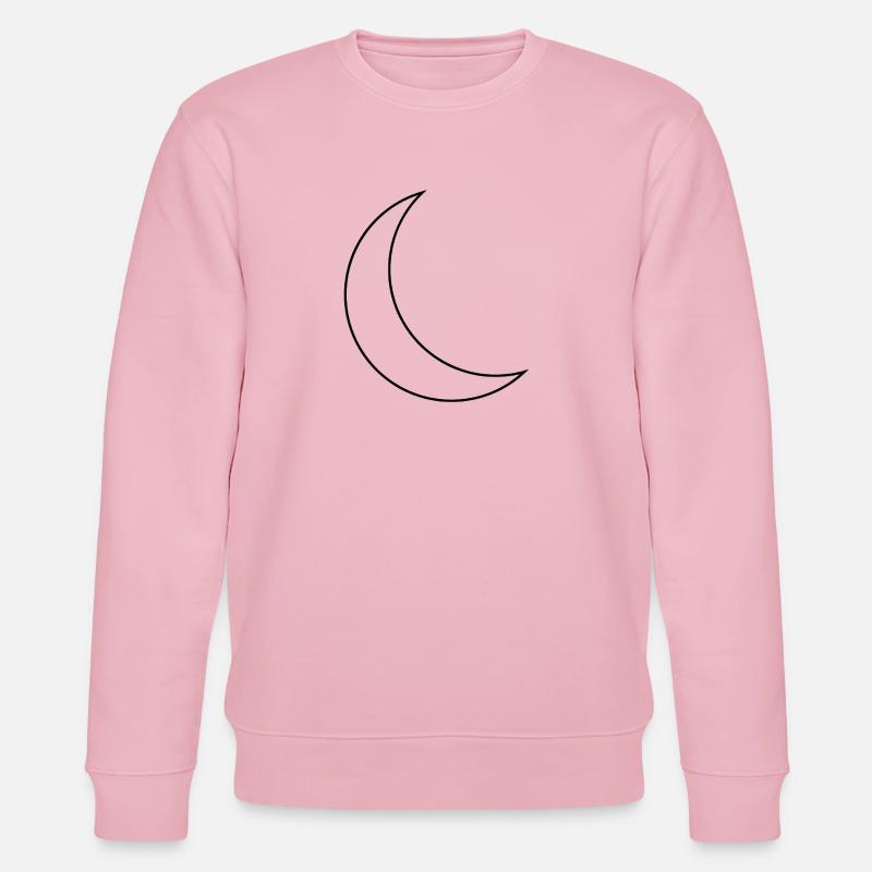 Crescent Moon - Stanley/Stella CHANGER Unisex Organic Sweatshirt - cotton pink