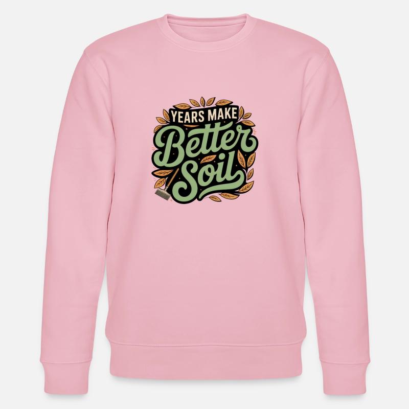 Years make a better earth | Garden - Stanley/Stella CHANGER Unisex Organic Sweatshirt - cotton pink